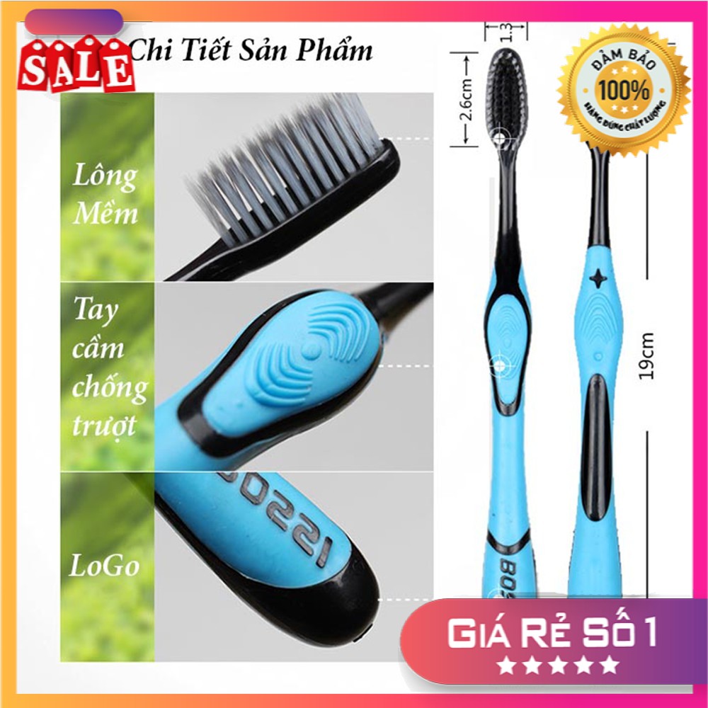 [ GIÁ SỐC ] ban chai danh rang. Bàn chải đánh răng Bossi 921 Hàn Quốc - Bàn chải than tre hoạt tính