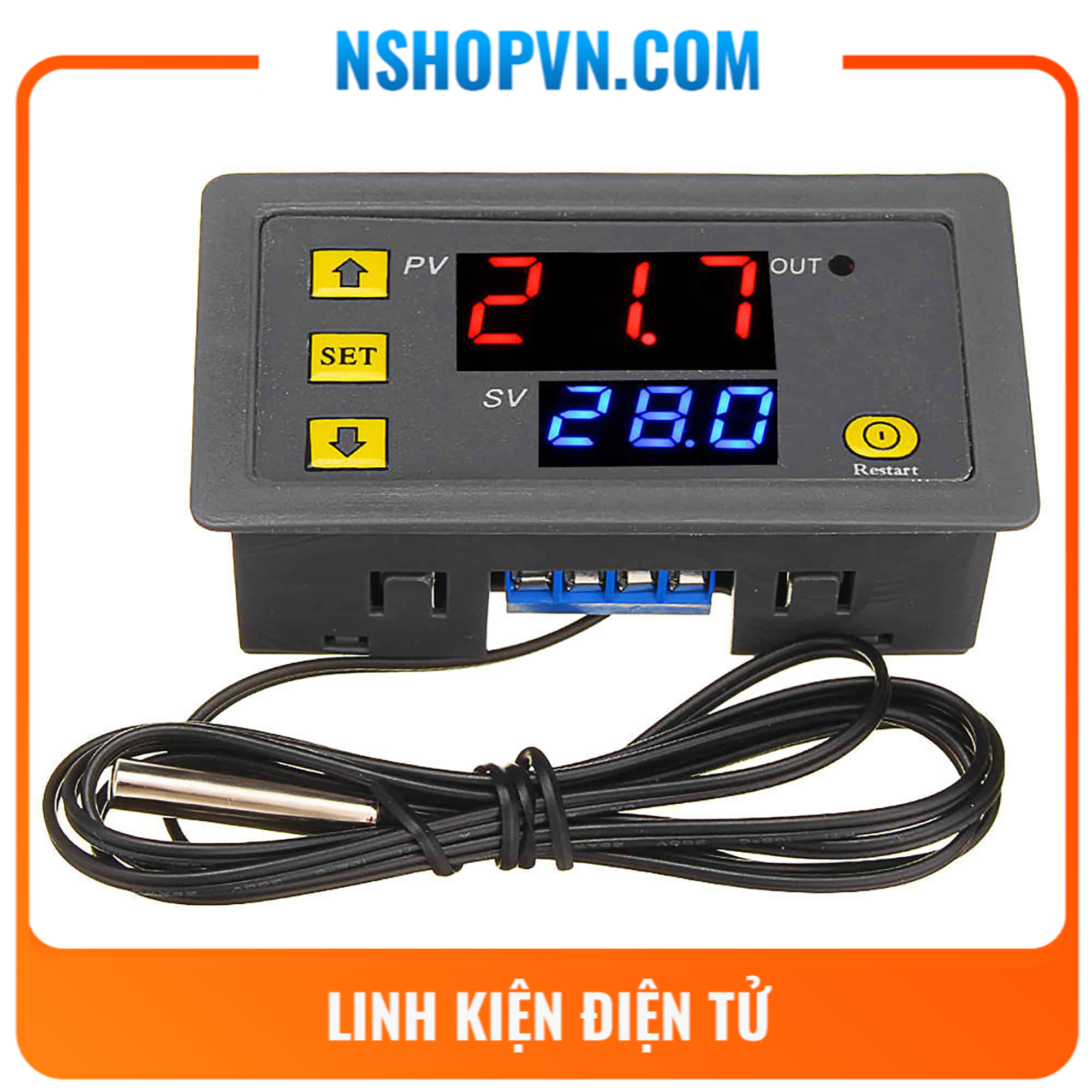 Bộ khống chế nhiệt độ W3230 12VDC