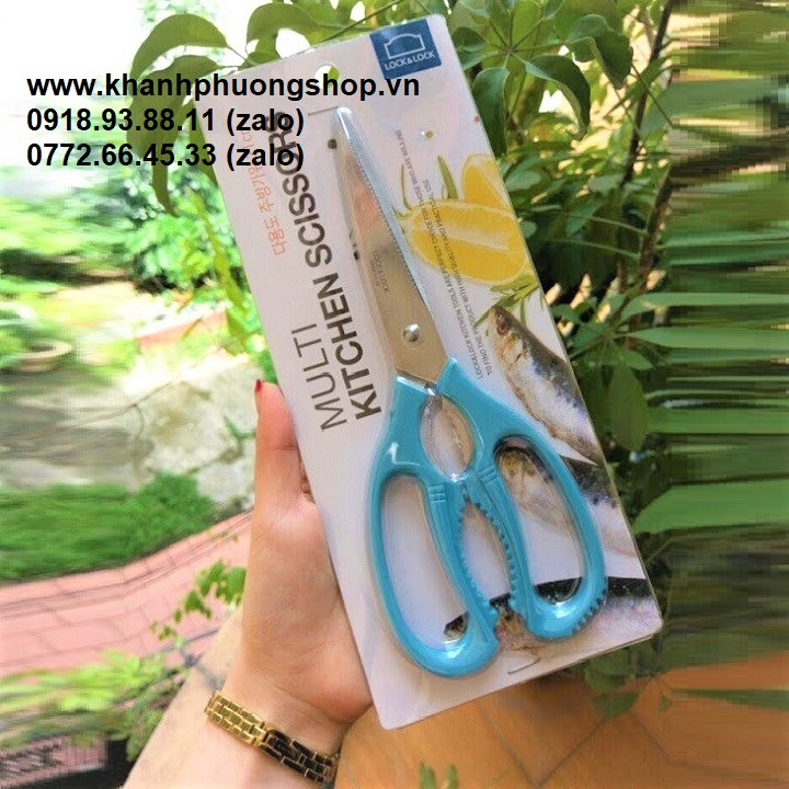 [HCM]kéo cắt nhà bếp lock&lock - kéo cắt nhà bếp