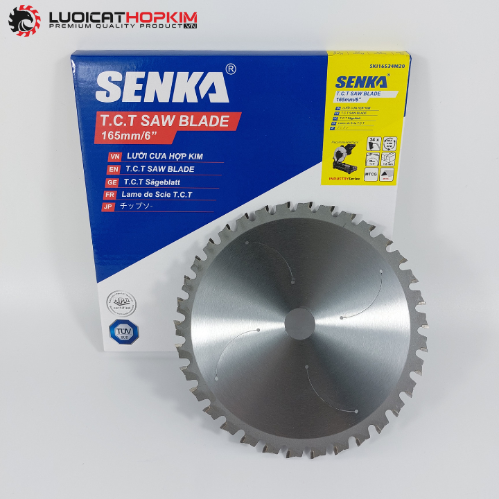 Lưỡi cưa sắt hợp kim 165mm SENKA