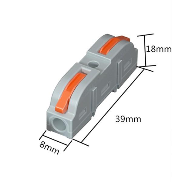 Cút nối dây điện nhanh 2 đầu kv774-p1 bộ 10 cút