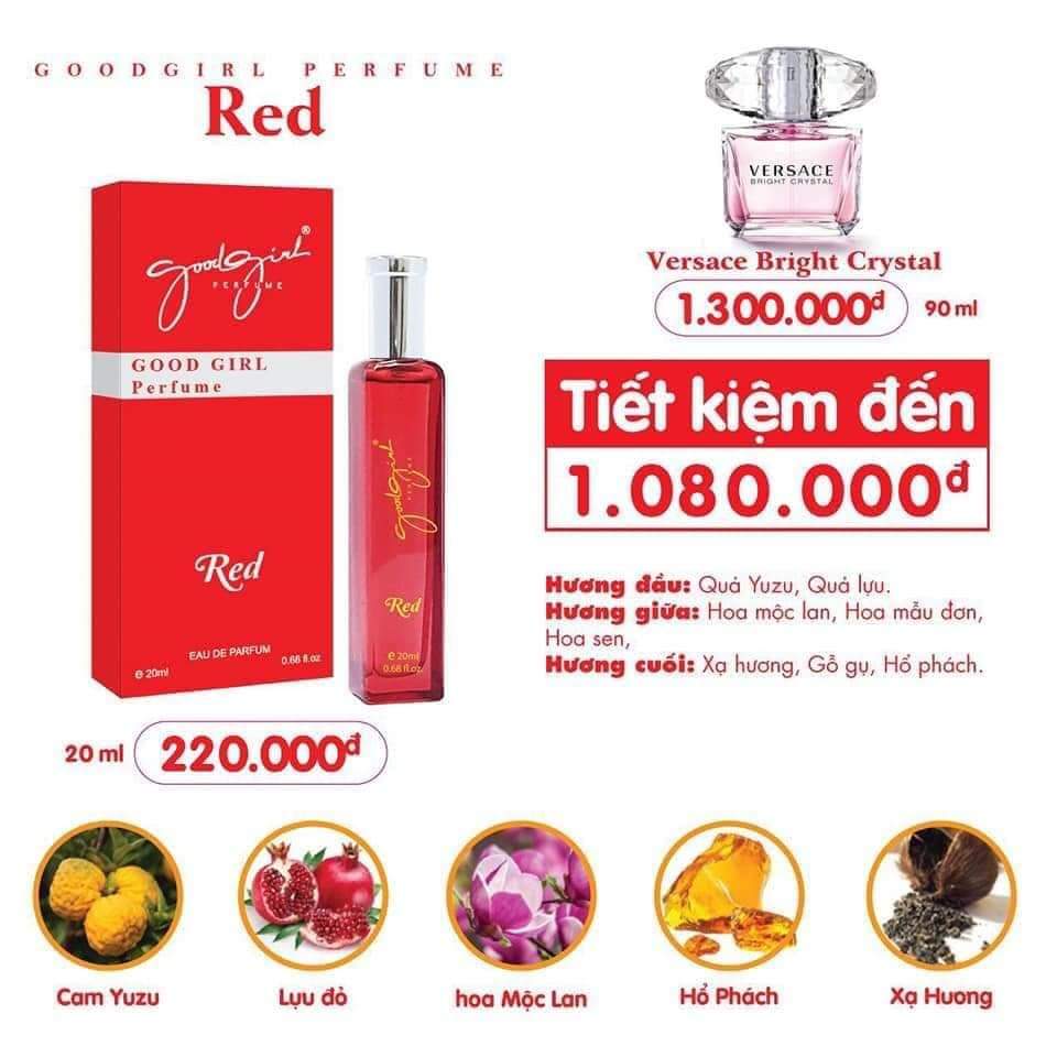[HCM]Nước hoa good girl 20ml mới