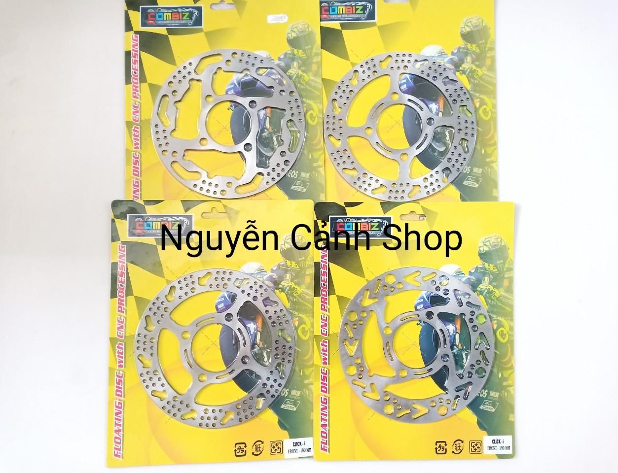 [HCM]đĩa thắng trước phây combiz 190mm gắn vario vision