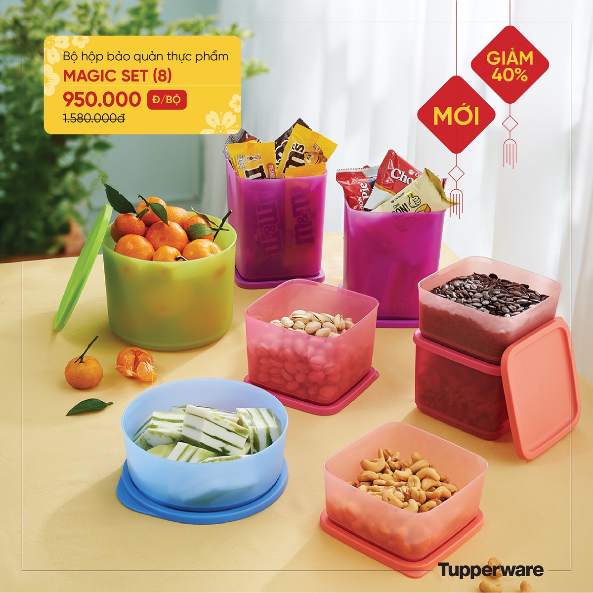 Bộ 8 Hộp BQTP Magic Set