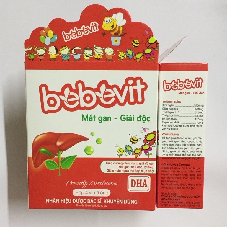 Bebevit Mát gan, Giải độc