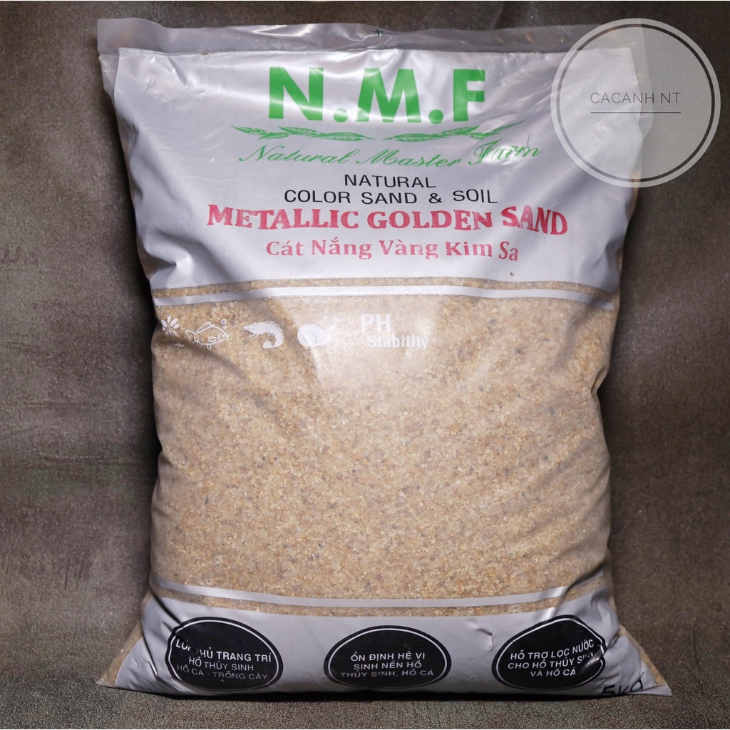 Cát nắng vàng kim sa ( 1kg ) , cát trải nền bể cá
