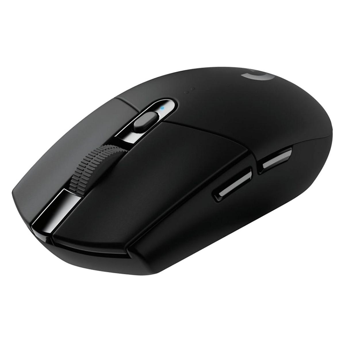 Chuột game không dây Lightspeed Logitech G304 - Cảm biến Hero, 12k DPI, nhẹ, 6 nút lập trình, on-board memory, pin 250h - Hàng Chính Hãng