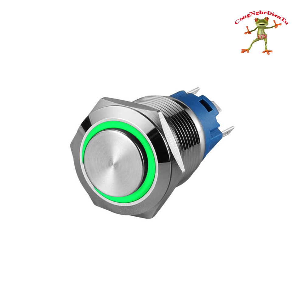 Nút nhấn 12mm led chống nước 12v- 24v
