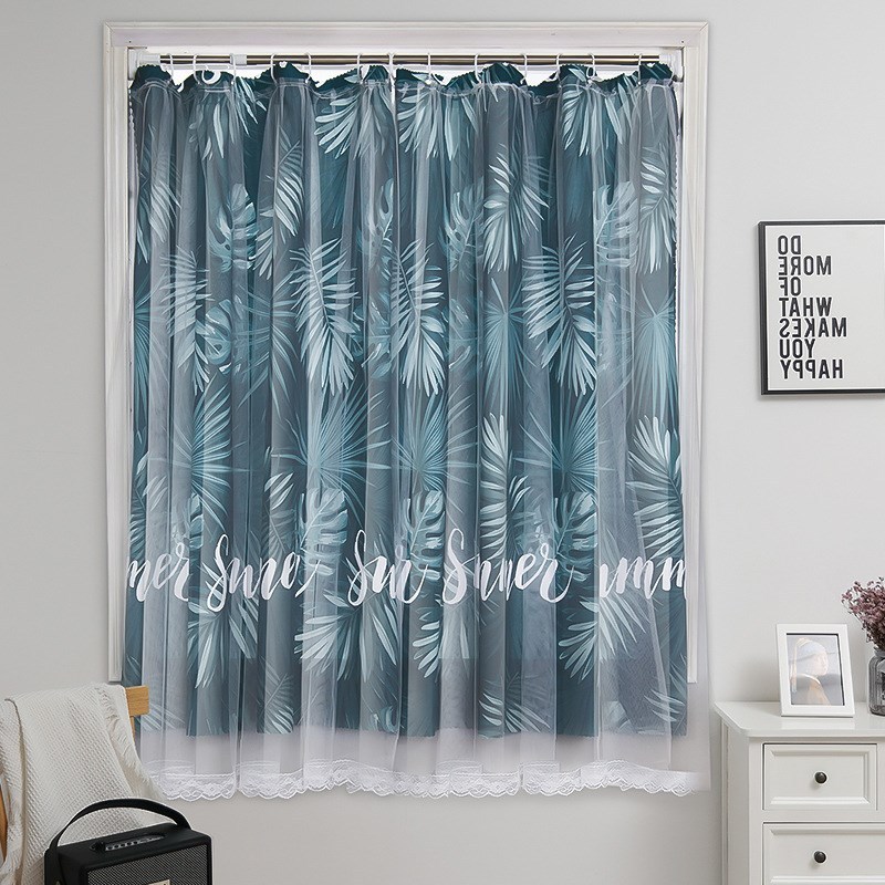 INSOUND Rèm cửa sổ màn tuyn 2 lớp rèm phòng ngủ rèm cửa Chặn rèm Rèm che rèm Rèm cửa cho trang trí nội thất