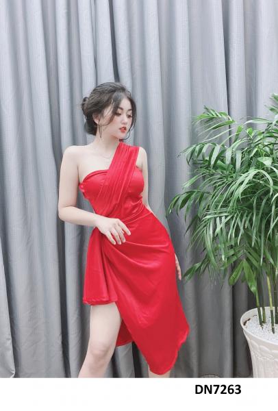 Đầm body xếp nhúng kiểu thái sexy