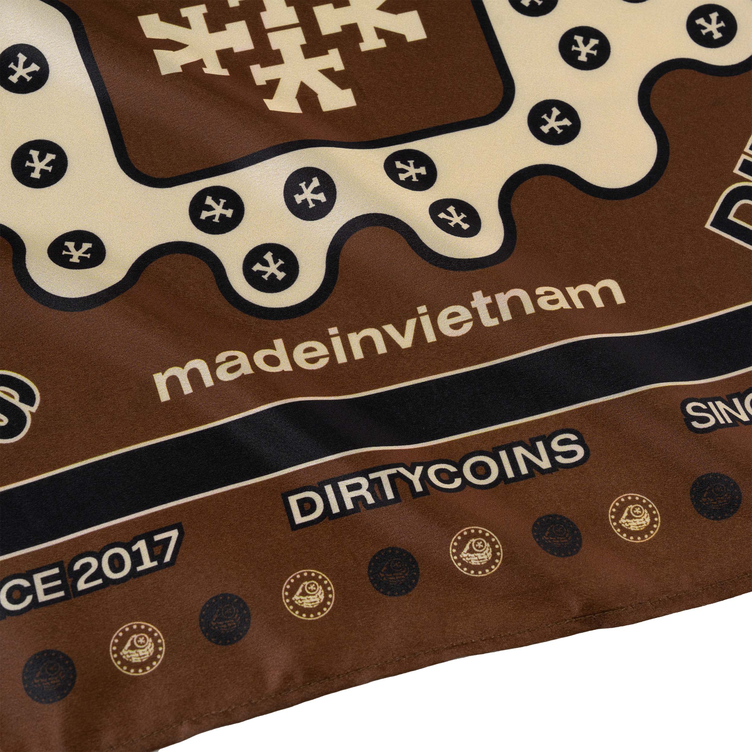 [DCxRS] Khăn Bandana DirtyCoins Brown