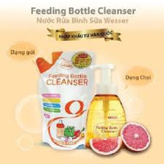 Nước rửa bình sữa Wesser dạng chai 500ml