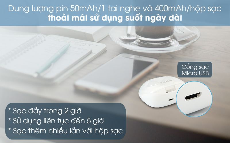 Tai nghe Bluetooth True Wireless Mozard Q8
