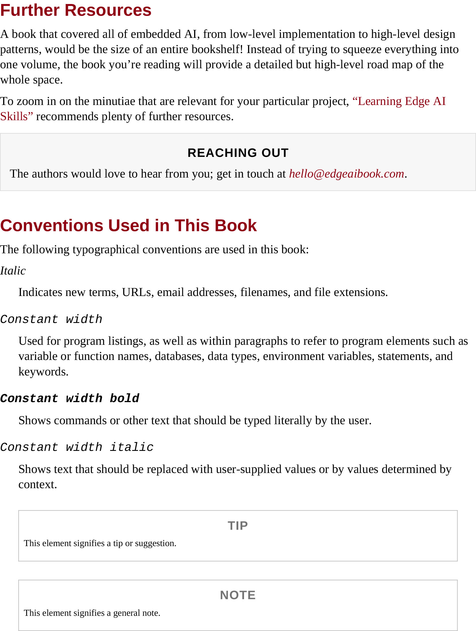 AI at the Edge