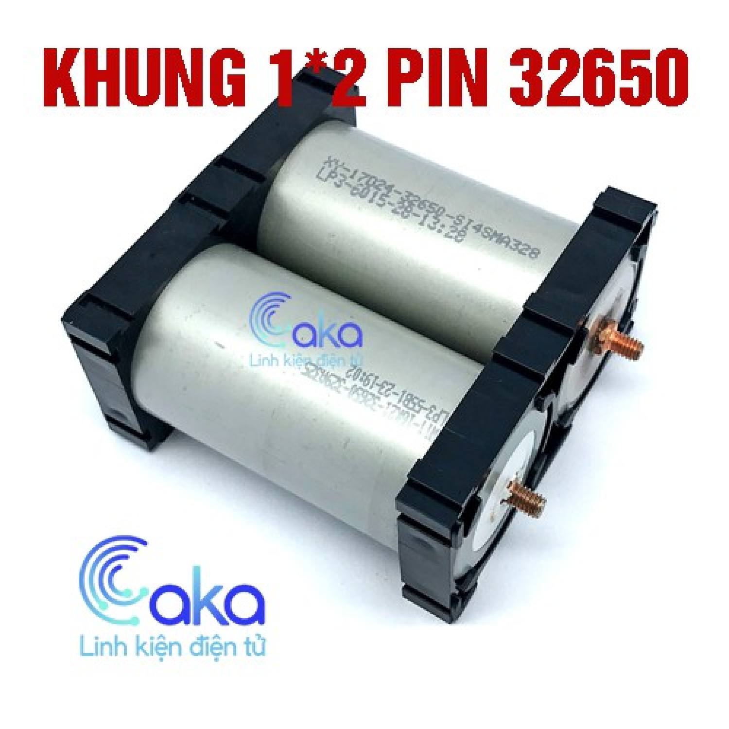 [Bộ 10] Khung ɡhép đế pin 32650 (1x2)