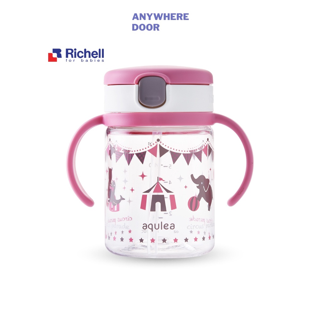 Bình Ống Hút AQ Richell cho bé 200ml/ 320ml