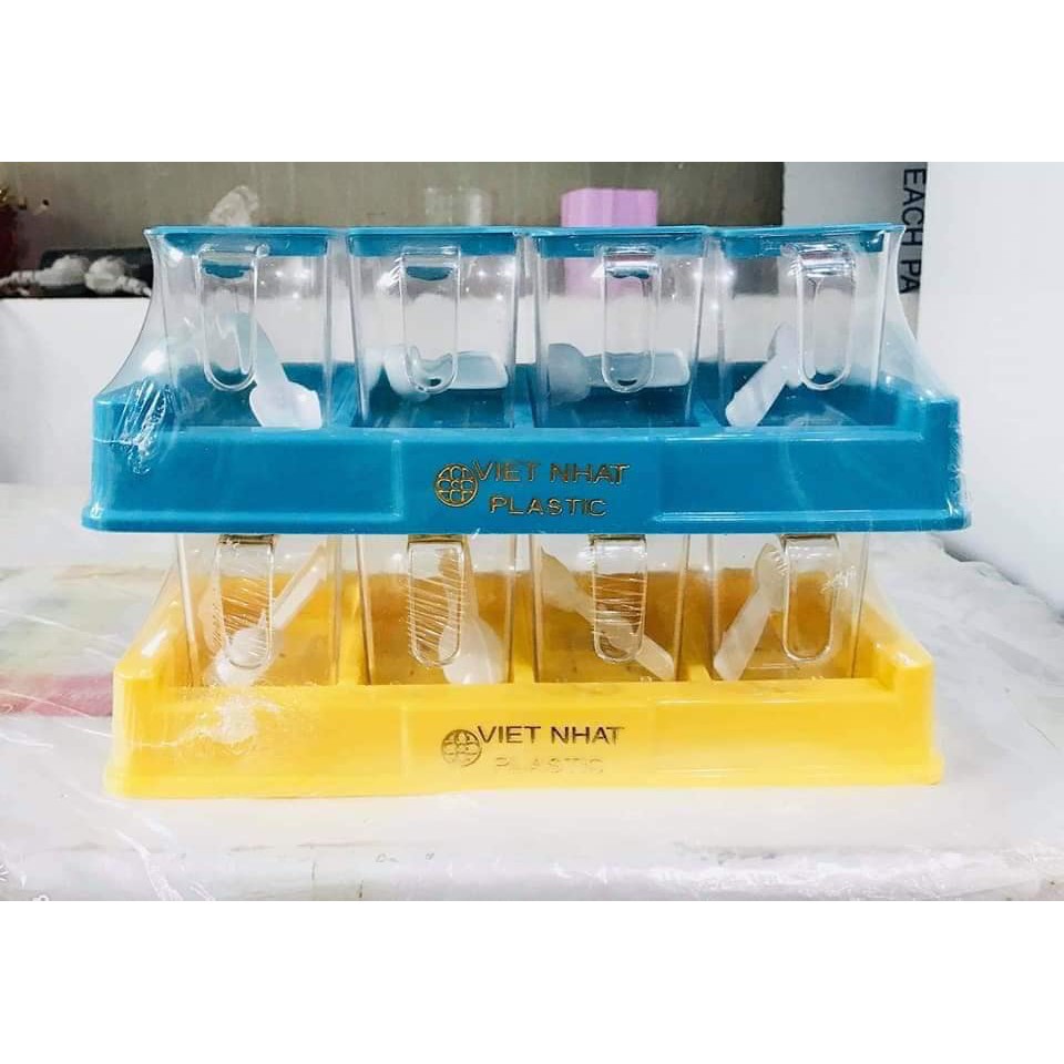 Bộ 4 Hộp Đựng Gia Vị Việt Nhật