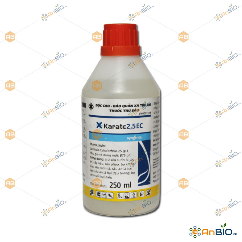[HCM]Thuốc trừ sâu KARATE 2.5 EC chai 250ml - A2.1040