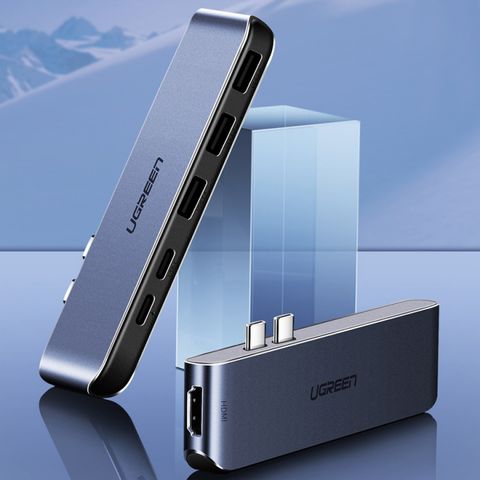 Cáp Chuyển USB-C Sang HDMI+ 3 USB 3.0 + USB-C + PD Ugreen 50963