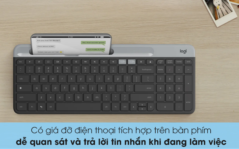 Bàn phím không dây logi k580 hàng chính hãng bảo hành 12 tháng