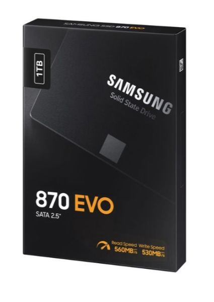 Bảng giá [HCM]Ổ cứng SSD Samsung 870 Evo 1TB 2.5-Inch SATA III MZ-77E1T0BW - Tốc đô đọc 560Mb/s - Tốc độ ghi 530Mb/s - TBW 600 TB Phong Vũ