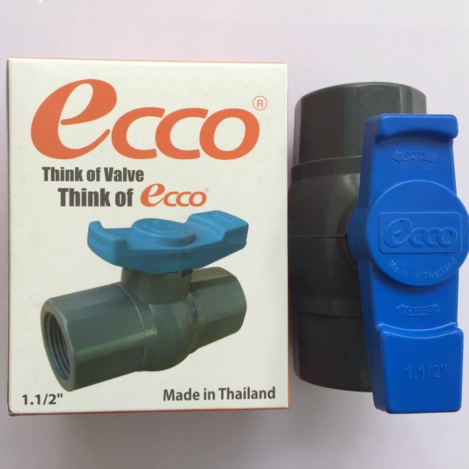 Van khóa nước ECCO phi 49 có ren trong nhập khẩu từ Thái Lan
