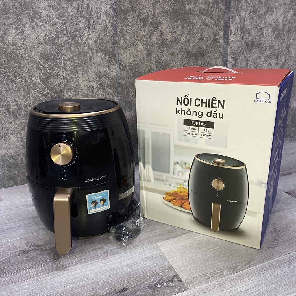 nồi chiên không dầu lock&lock 3.5l EJF145 bảo hành 12 tháng