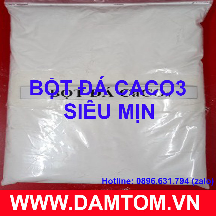 PHÂN CACO3 , Canxi Cabonat - Bột đá CaCO3 TÚI 5KG
