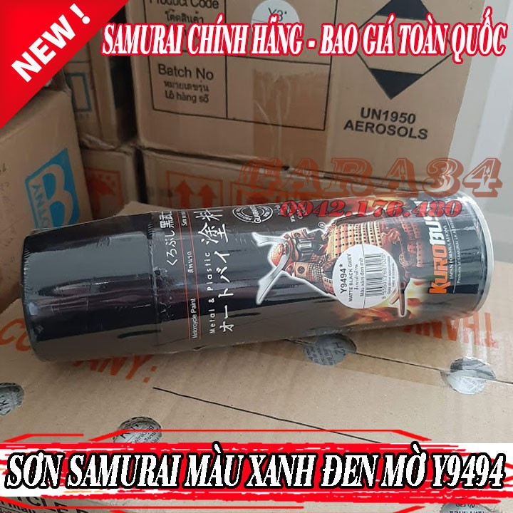 [HCM]SƠN SAMURAI MÀU XÁM XANH NHÁM MỜ Y9494