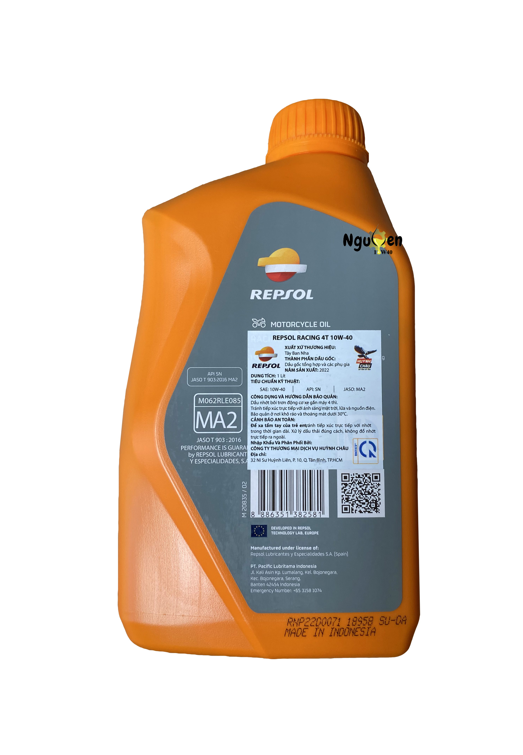 Nhớt Repsol Racing 10w40 1 lít (có chiết lẻ)