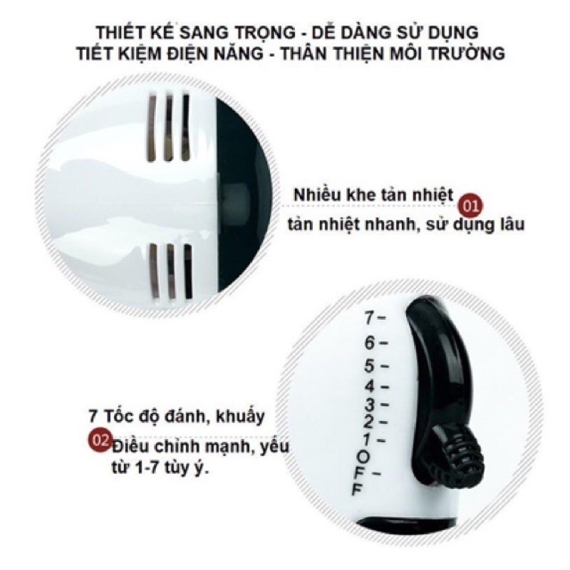 Máy Đánh Trứng Scarlett 7 Cấp Độ- 180W