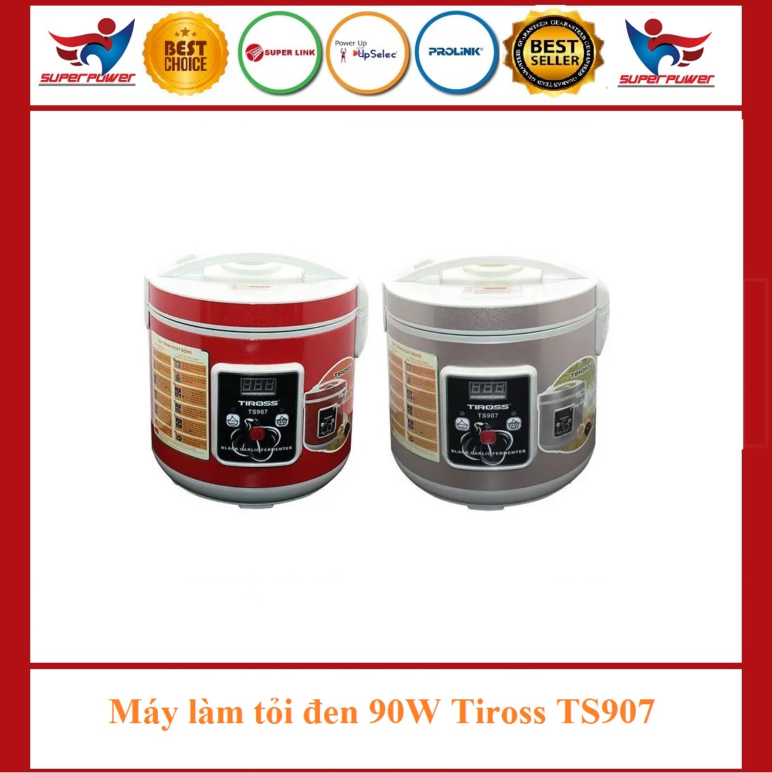 Máy làm tỏi đen tiross TS904, TS906, TS907,TS908