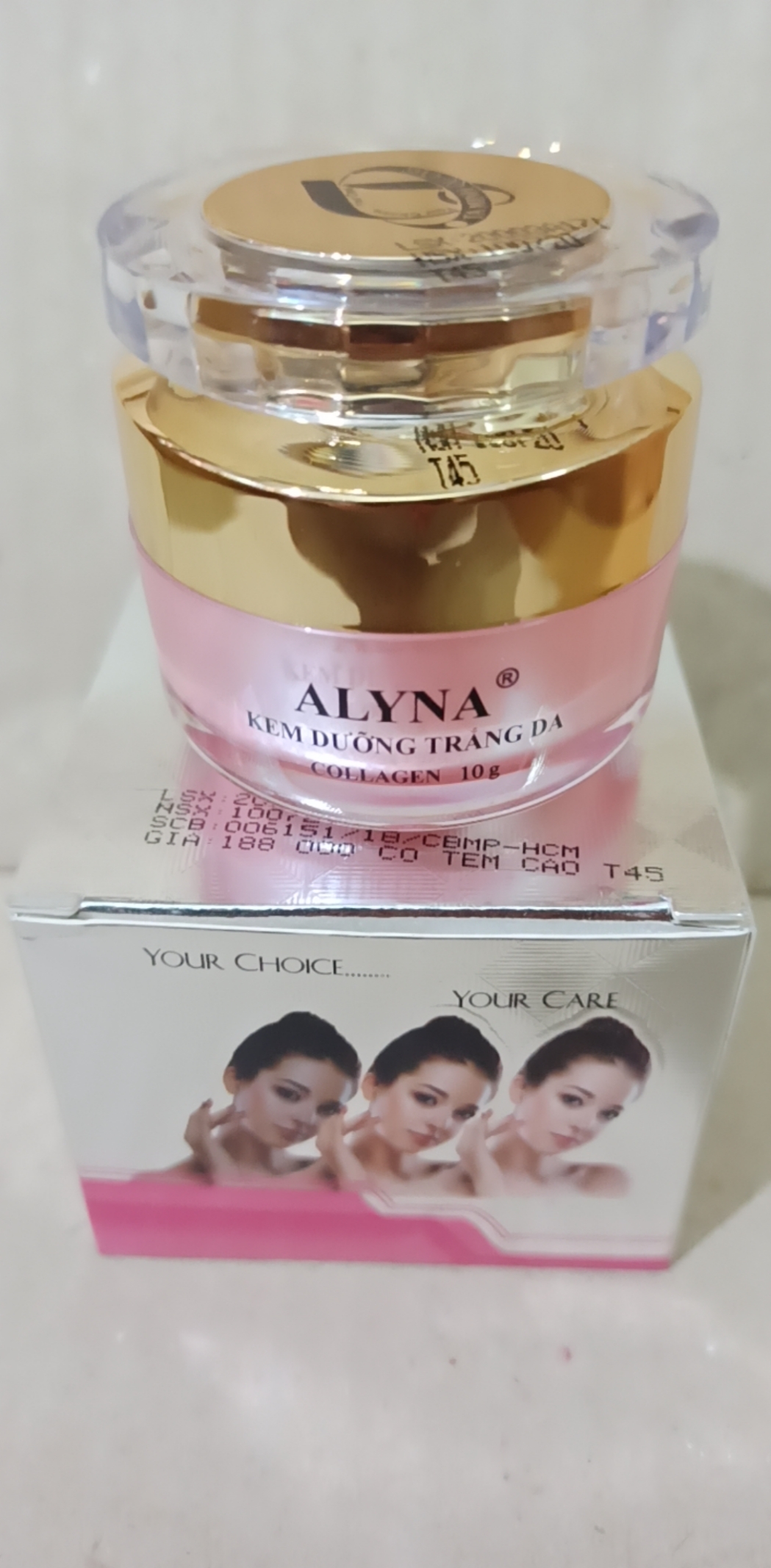 kem Alyna collagen dưỡng trắng da