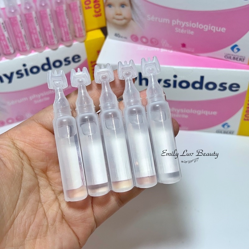 Nước muối sinh lý Physiodose Pháp 40 ống 5ml