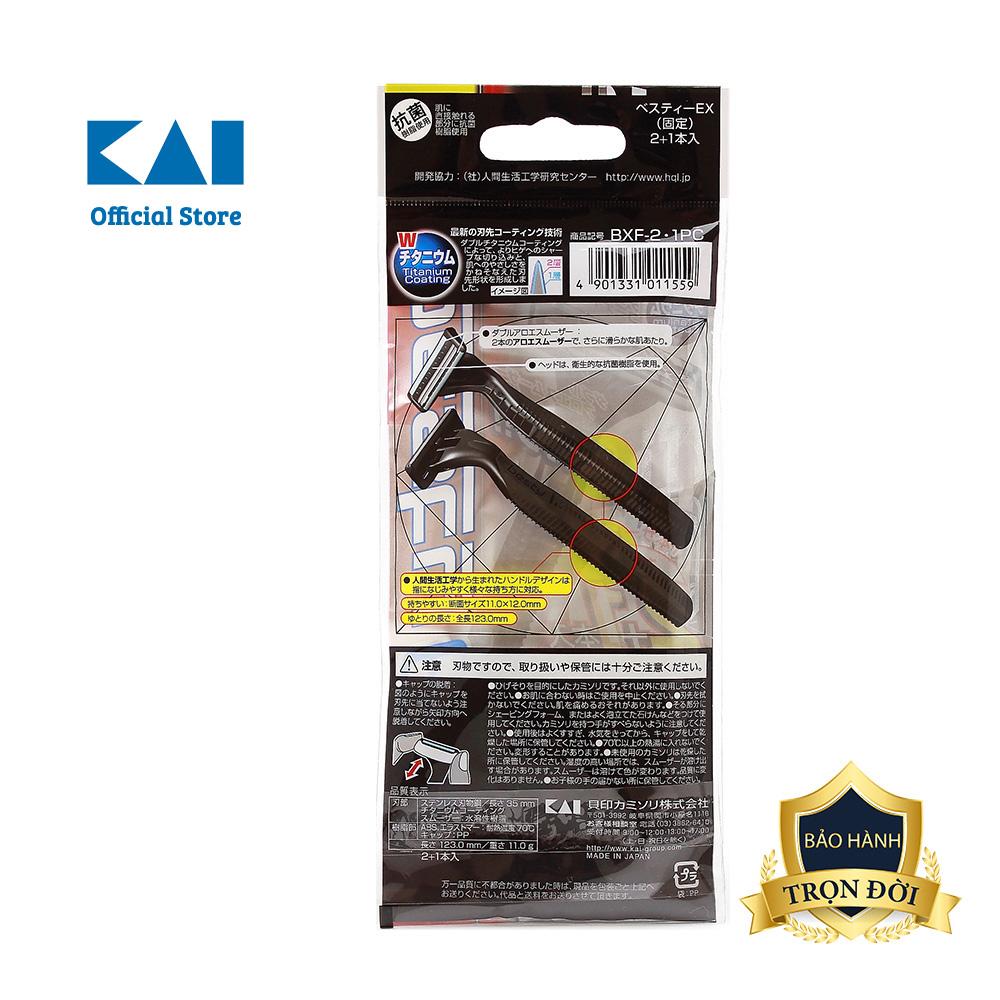 Dao cạo râu cao cấp Nhật Besty Ex 2 Blade/2+1
