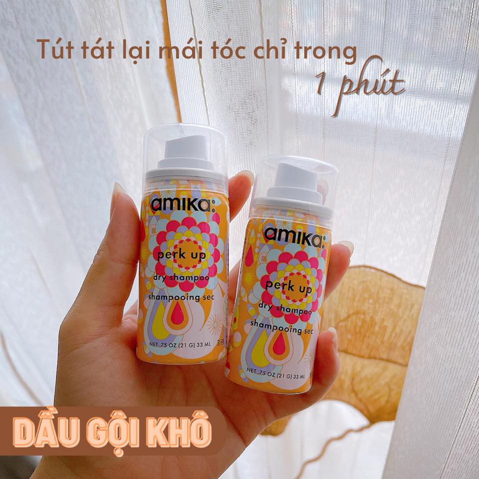 [BILL US] Dầu gội đầu khô Amika Perk Up Dry Shampoo