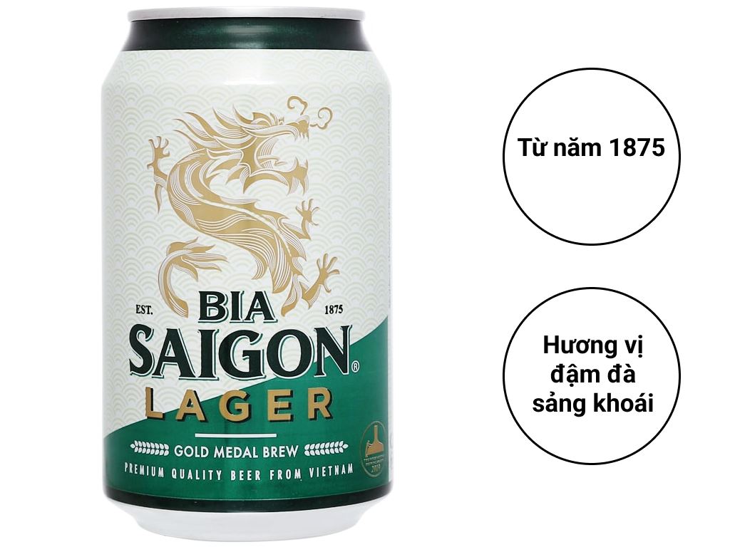 Thùng Bia Sài Gòn Lager 330ml
