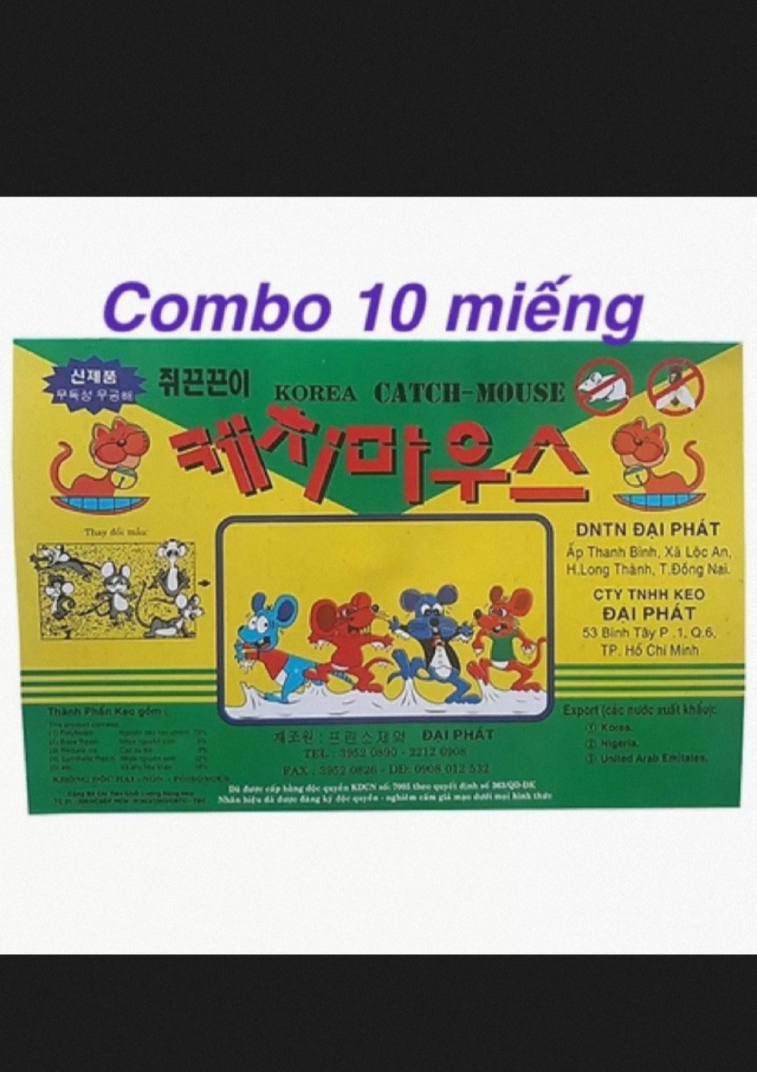 KEO DÍNH CHUỘT 2 MIẾNG