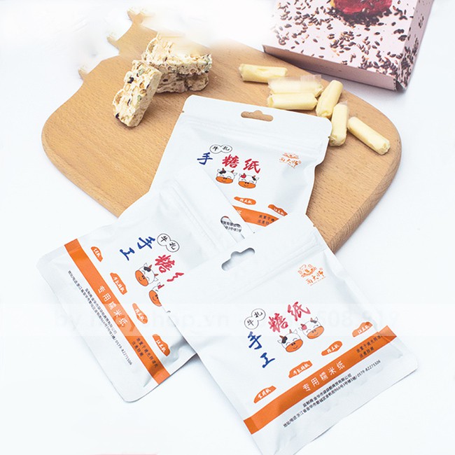 Giấy gạo gói kẹo Nougat (500 tờ)