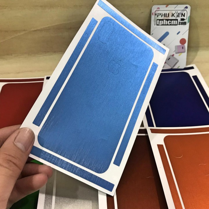 [ Bán chạy ] - Dán mặt lưng Màu iPhone X - Xs