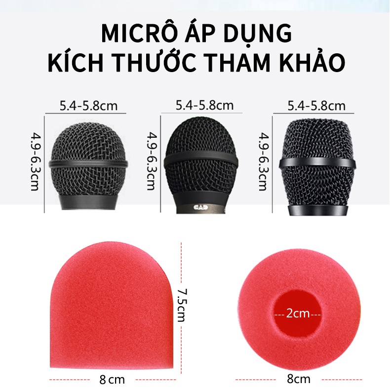 RAYHAYES Vỏ bọc mút micro chất lượng cao