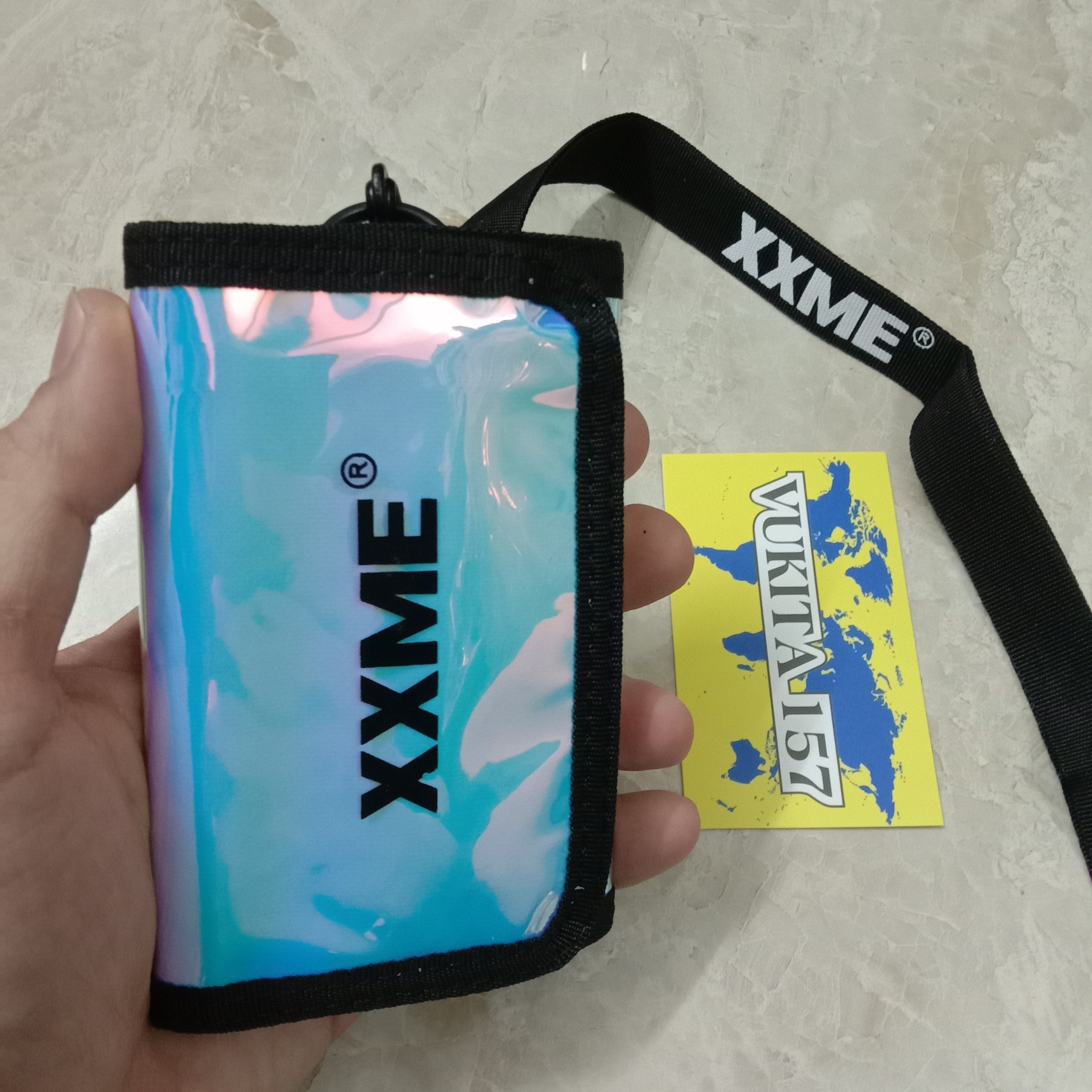 Ví ngắn XXME hologram 7 màu (chuẩn cao cấp 1-1) (bóp ví đựng tiền nam nữ)