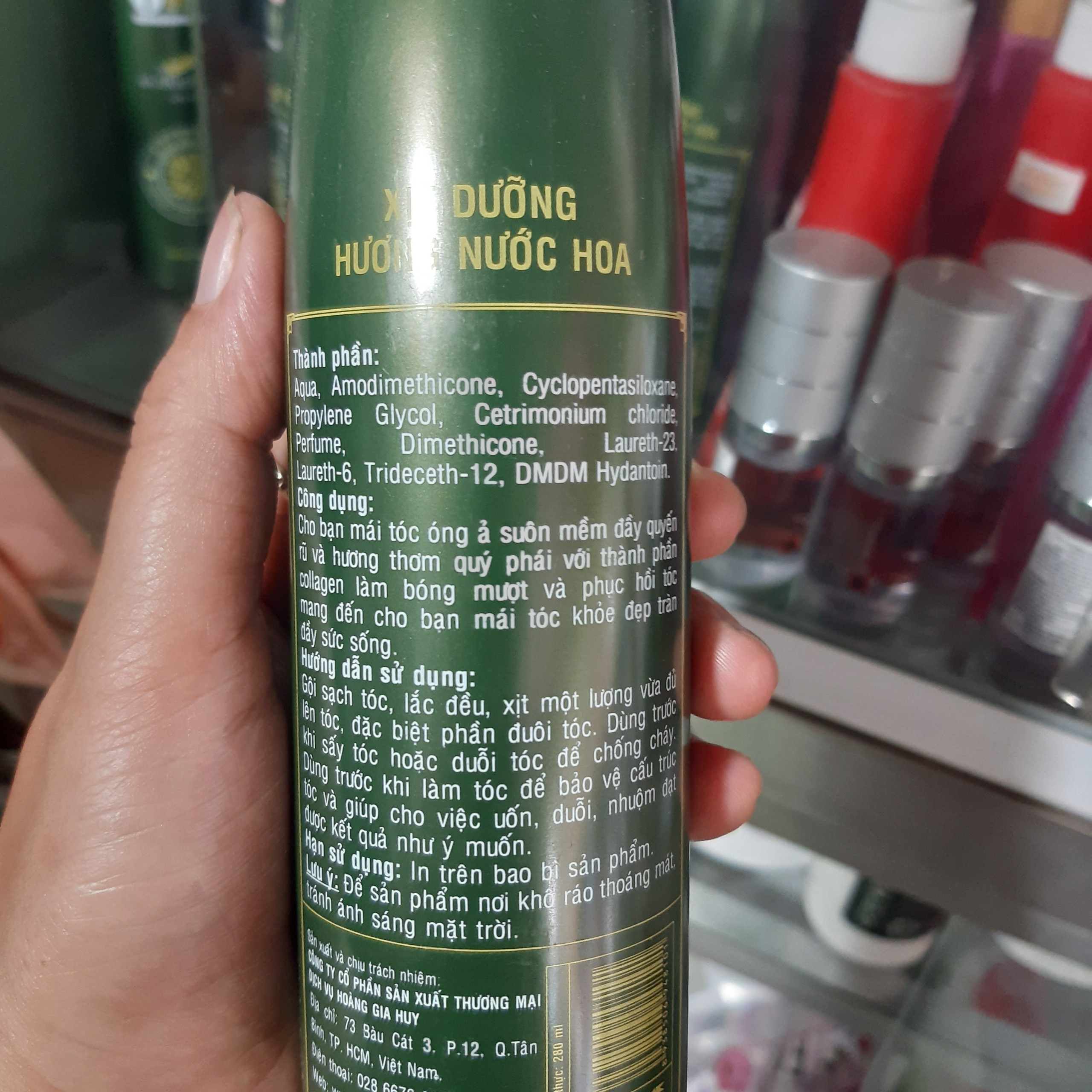 XỊT DƯỠNG IBEST PERFECT LUXURY 280ML