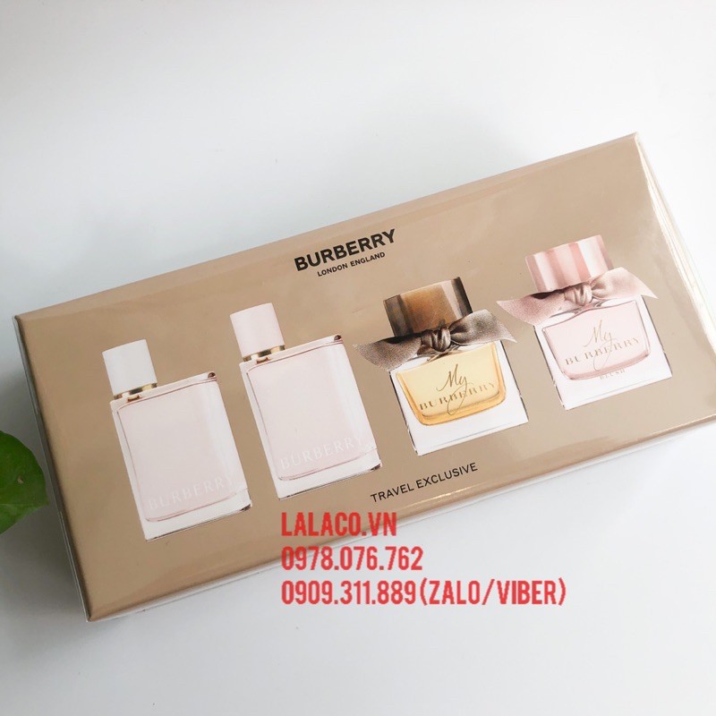 Bộ Nước Hoa Mini - Gift Set Burberry 4 chai