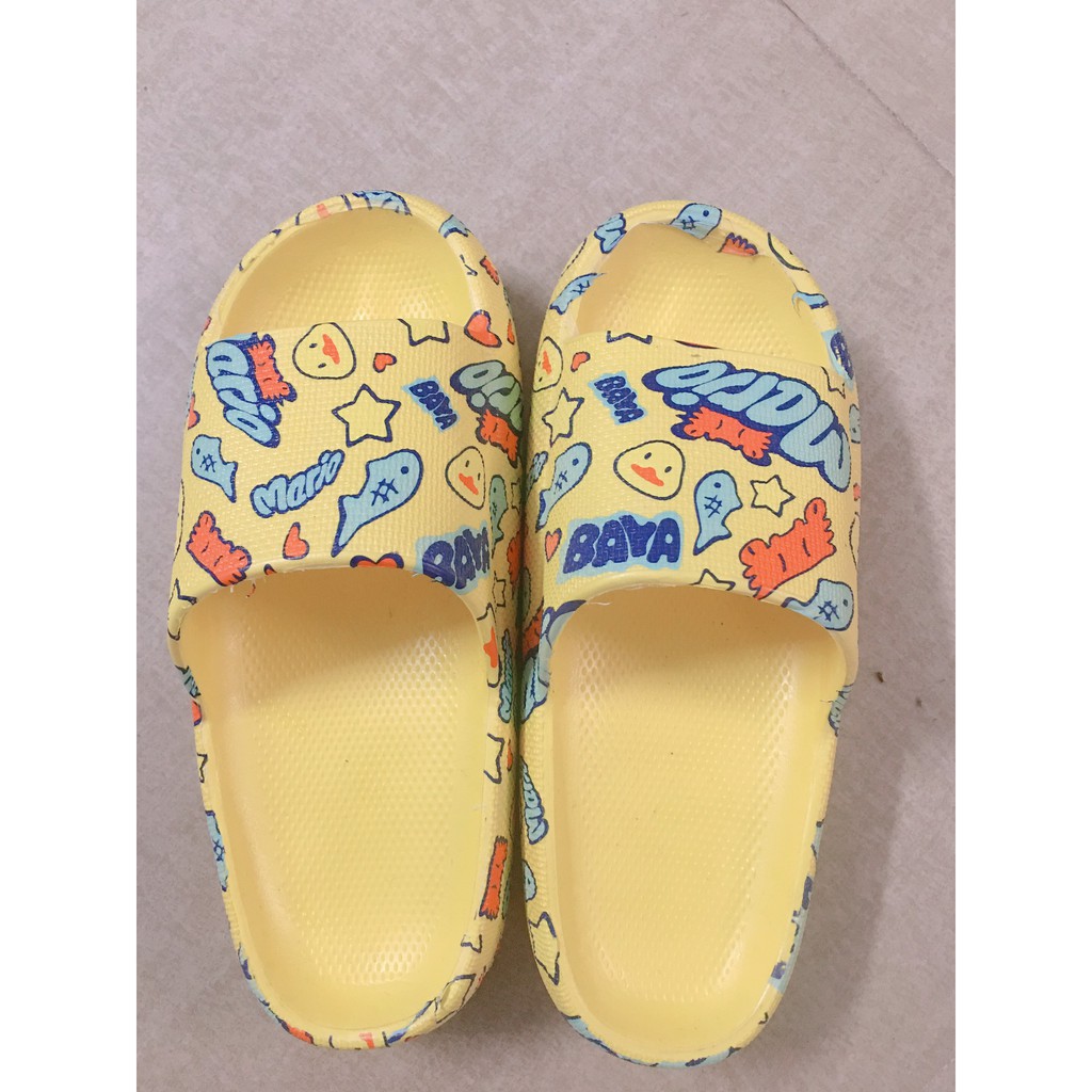 [HCM]Dép Bánh Mì Hoạt Hình Cao 4cm _ DL086