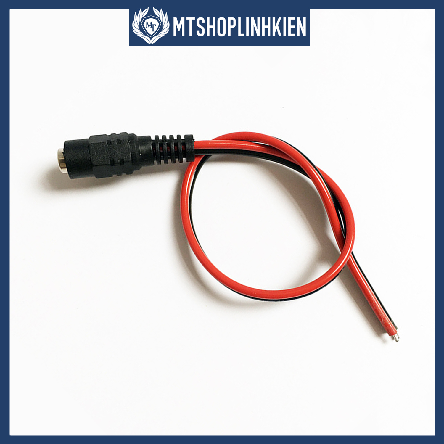 Jack nguồn DC 5.5 x 2.1mm đực cái có dây nối