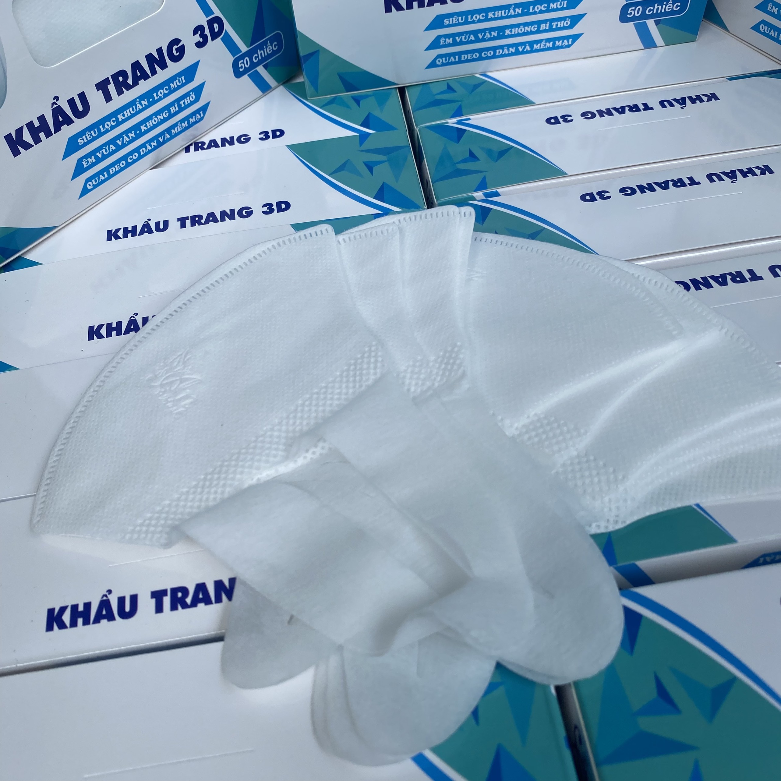 [HỘP 50CÁI ] Hộp 50 chiếc khẩu trang 3D mask Duy Khánh iMask