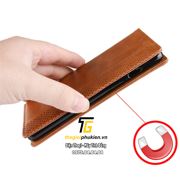 Bao da Nokia 5.3 dạng ví Luxury Leather