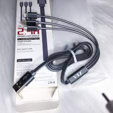 [HCM]Cáp sạc VTZ S10 3 ĐẦU (Lightning - Micro USB - Type C) đa năng
