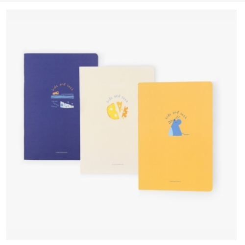 Vở Crabit Dotted Notebook - Vở Ruột Chấm Dot - Cheese (120 Trang - 183x260mm)